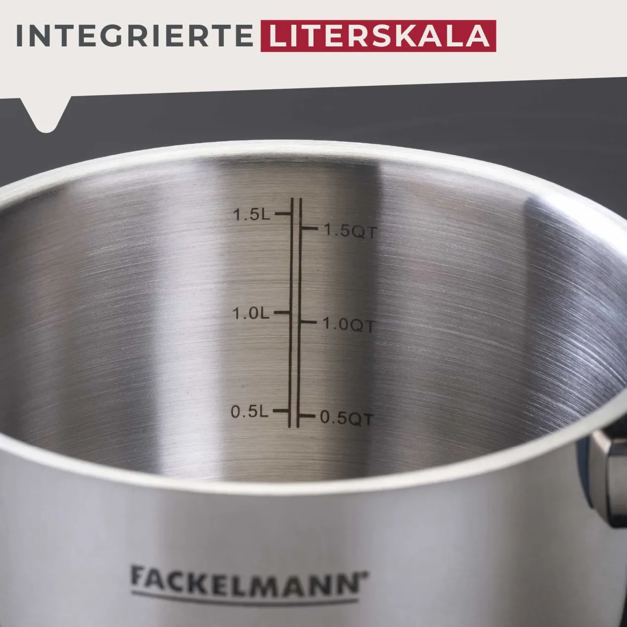 Kochtopf mit Deckel Essential, Ø16cm, blau