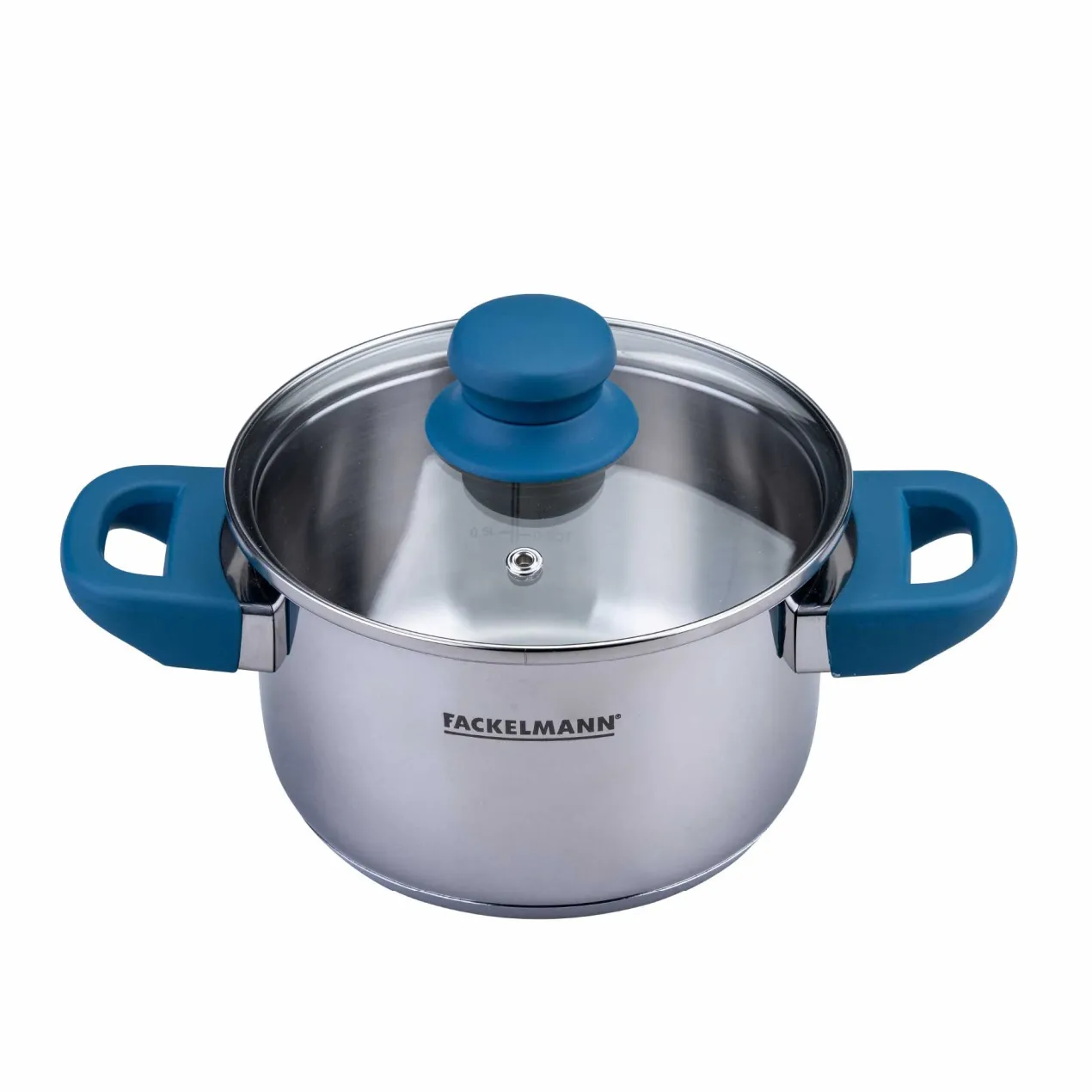 Kochtopf mit Deckel Essential, Ø16cm, blau
