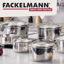 Kochtopf mit Deckel Lara, Ø20cm, 3L, Edelstahl