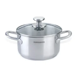 Kochtopf mit Deckel Ovalgriff, Ø20cm, 3L, Edelstahl