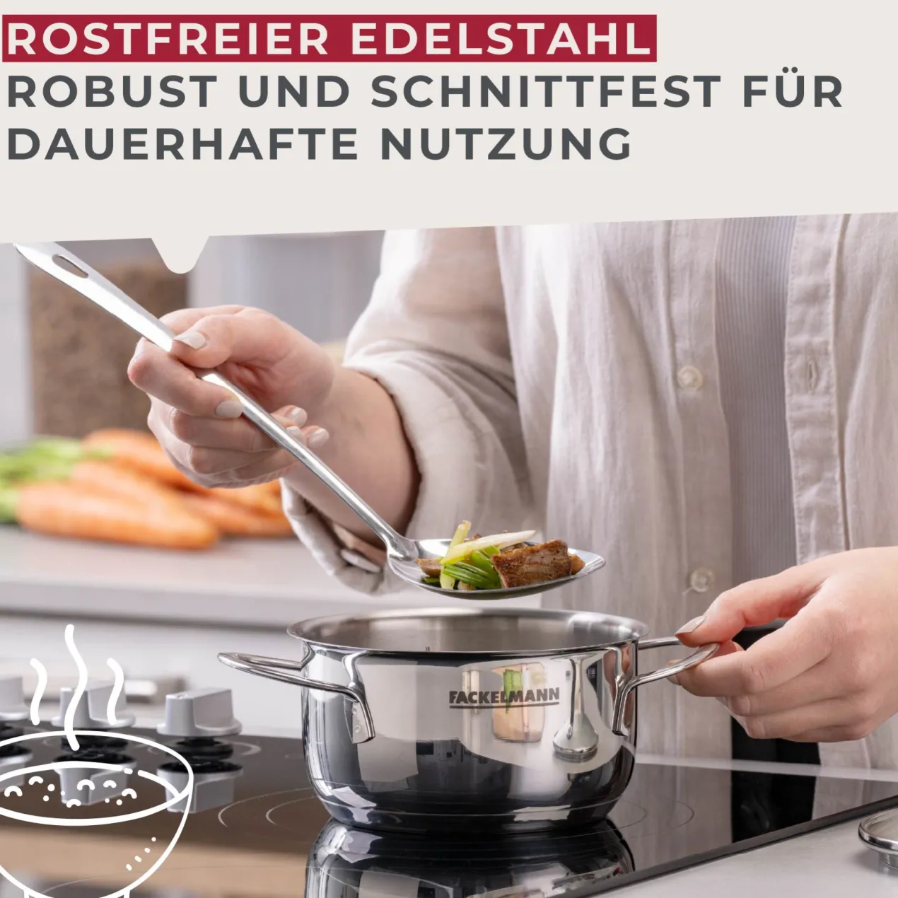 Kochtopf mit Glasdeckel Lara, Ø14cm