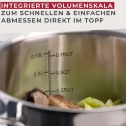 Kochtopf mit Glasdeckel Lara, Ø14cm