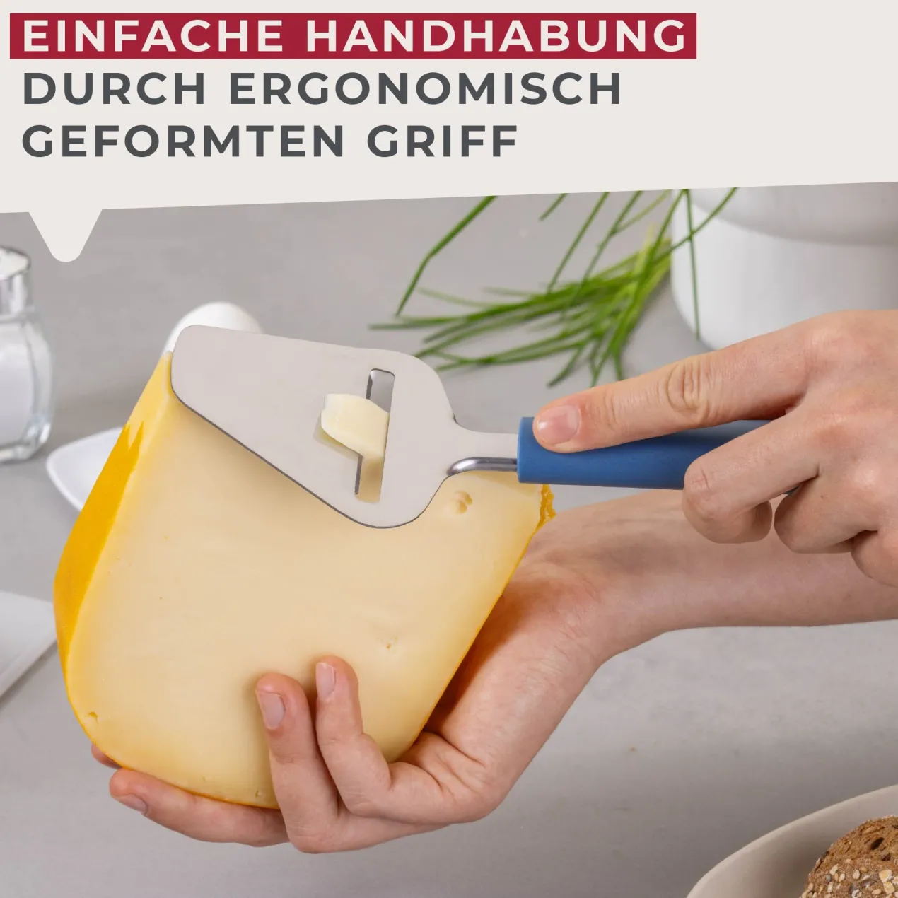Käsehobel Essential, blau