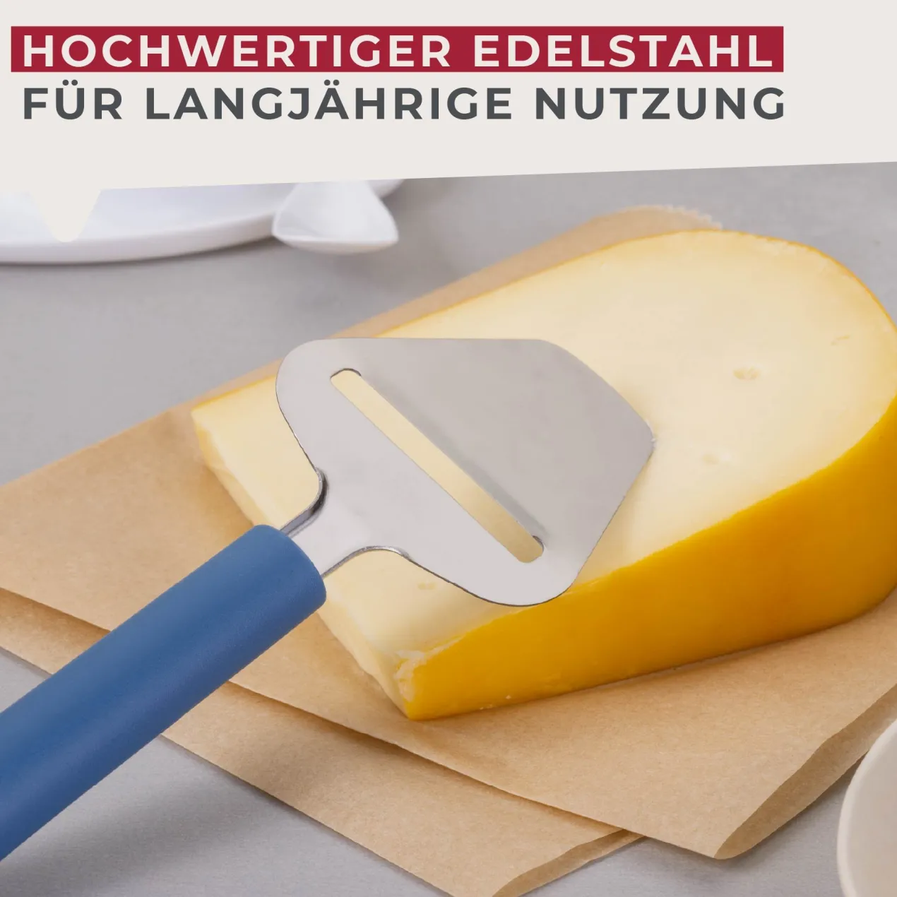 Käsehobel Essential, blau