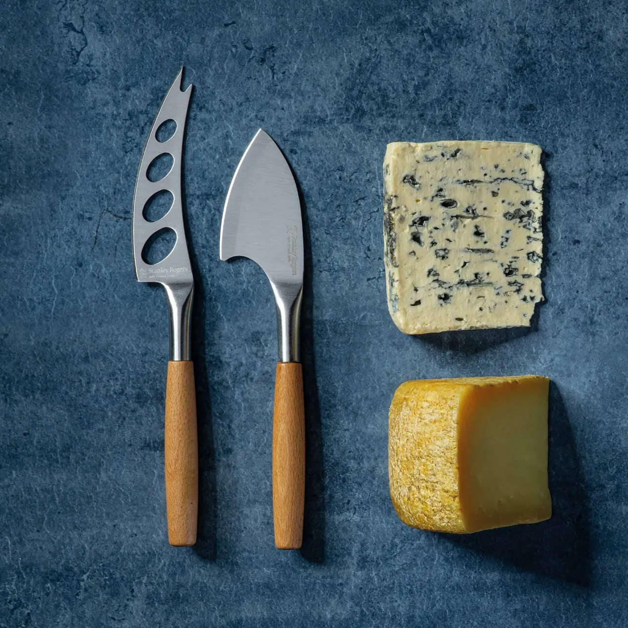 Käsemesser-Set für Weich- und Hartkäse, 2-teilig