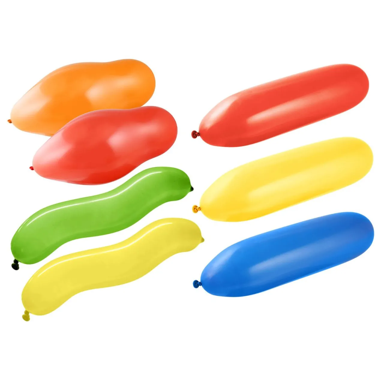 Luftballons Eco, lang, 15 Stk., bunt