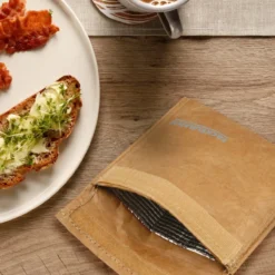 Lunchbag isoliert, Papierlook, klein