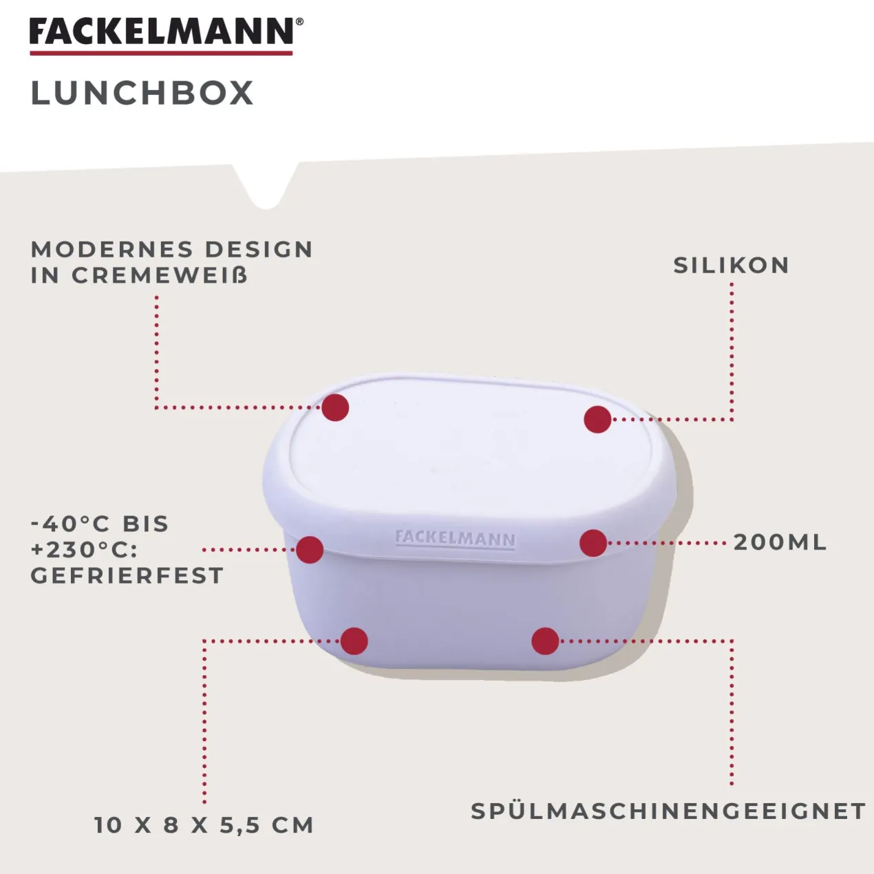 Lunchbox Be The Move, 200ml, weiß