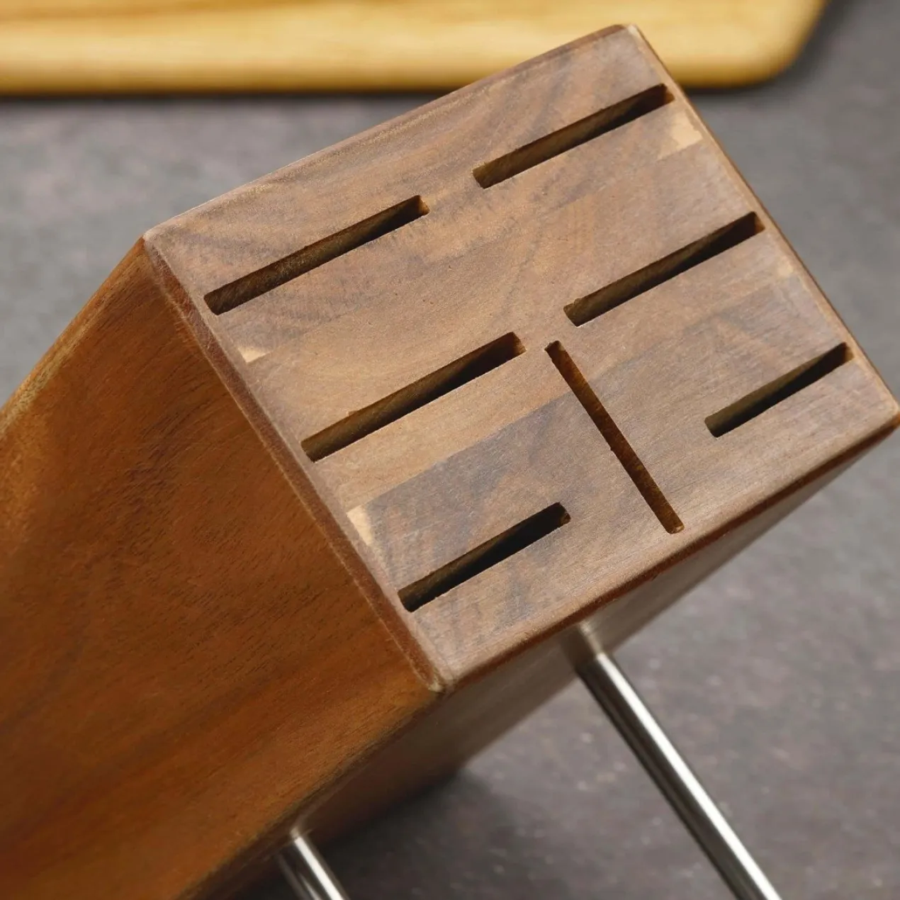 Messerblock mit Tablethalter