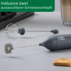 Milchaufschäumer elektrisch, 4-teilig