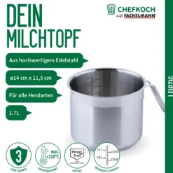 Milchtopf Leipzig, Ø14cm