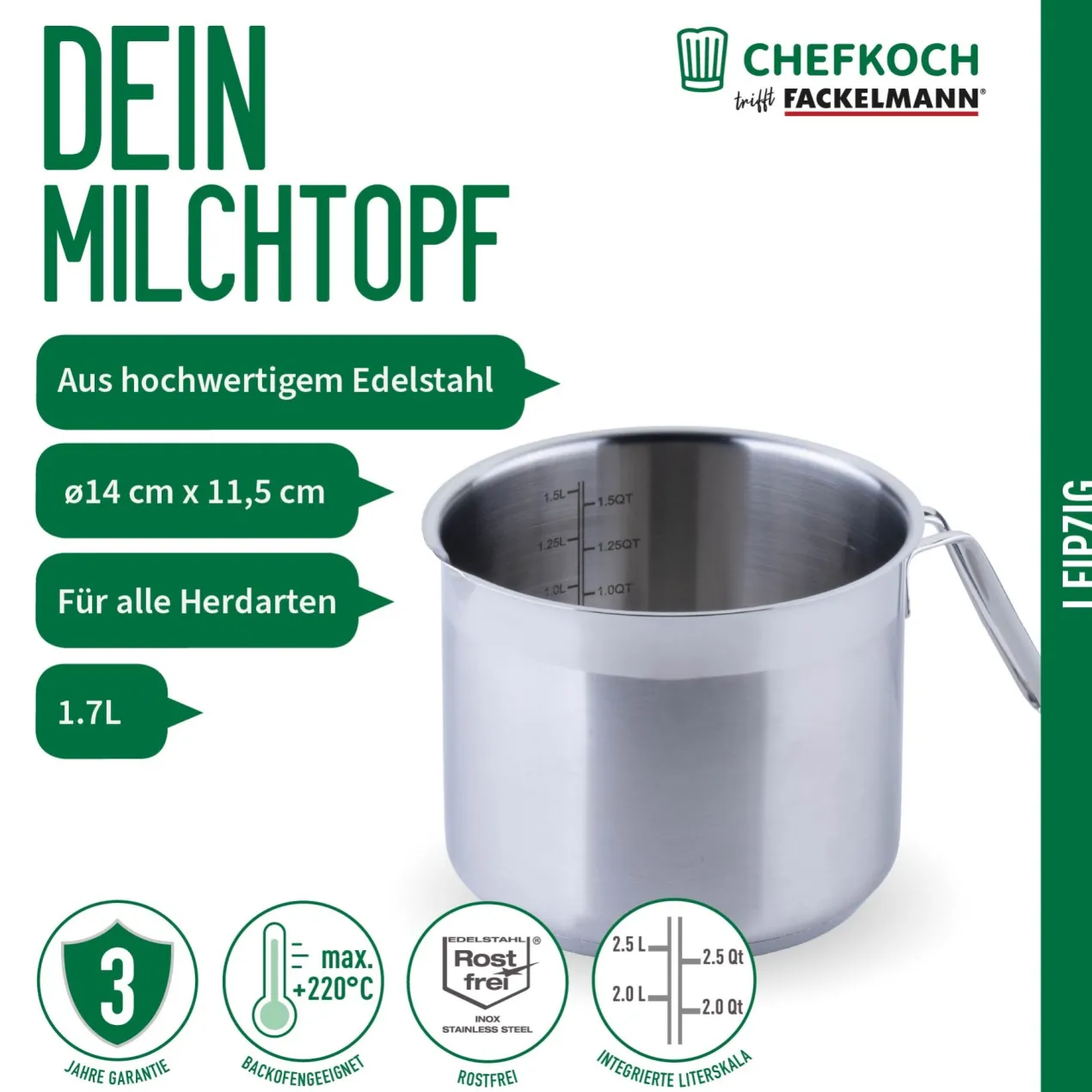 Milchtopf Leipzig, Ø14cm
