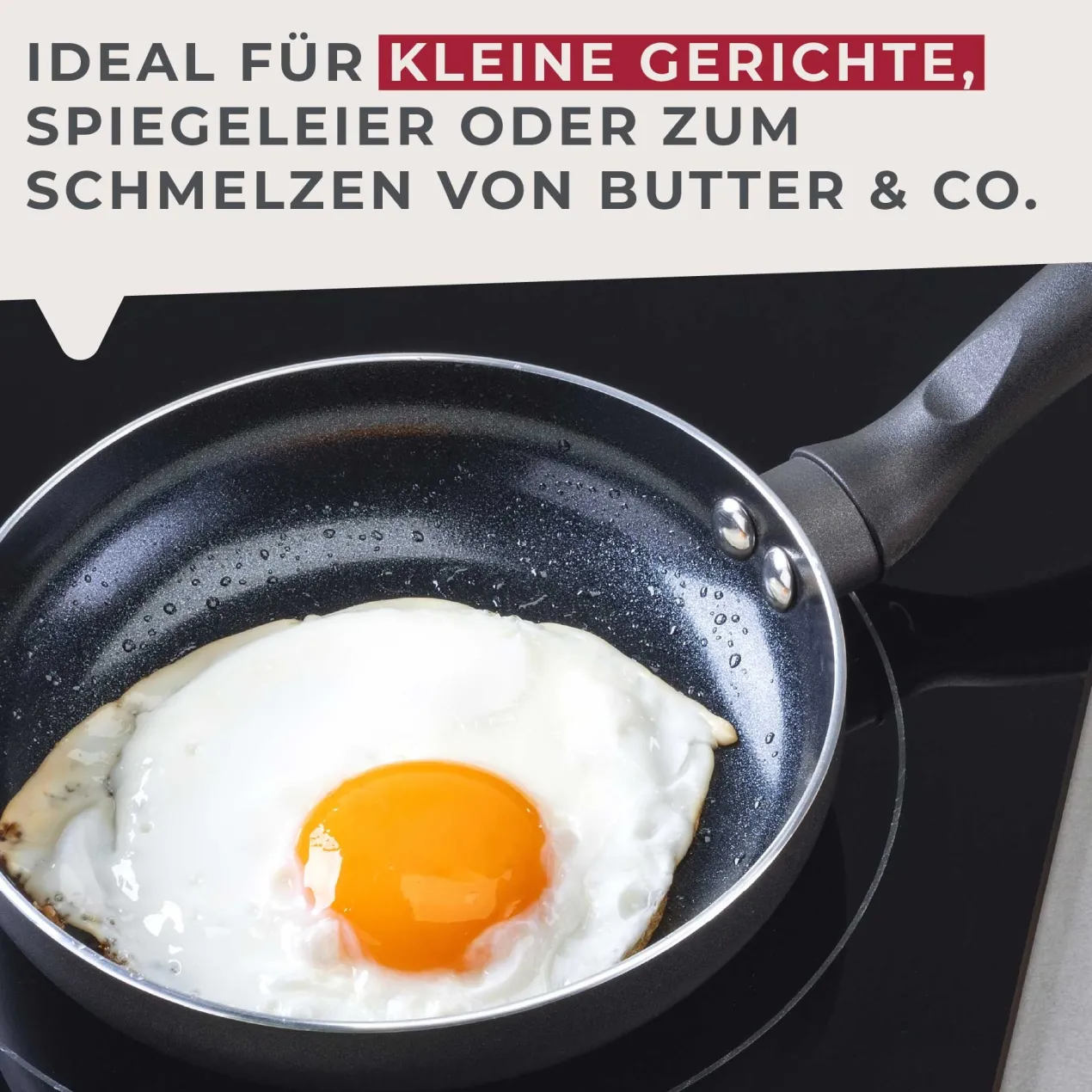 Mini-Bratpfanne Highrise, Keramik, antihaft, Ø14cm