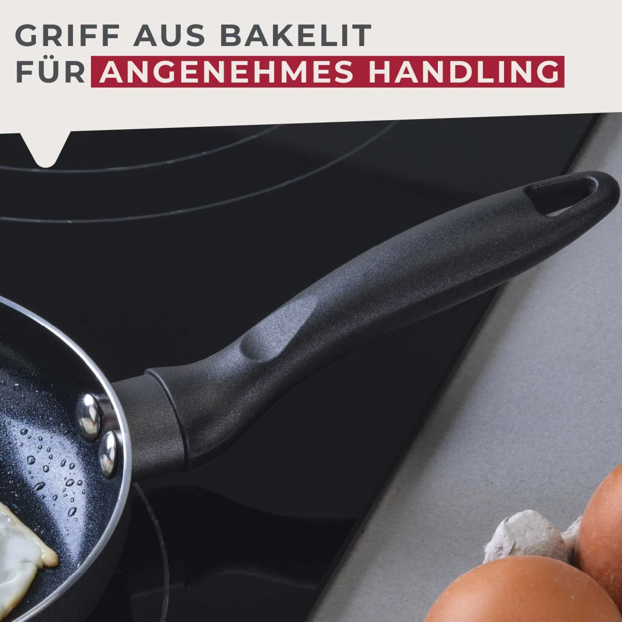 Mini-Bratpfanne Highrise, Keramik, antihaft, Ø14cm