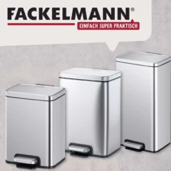 Mülleimer Chicago, silber, 6L