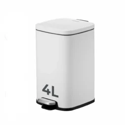 Mülleimer London, weiß, 4L