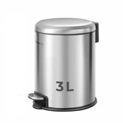 Mülleimer Milano, silber, 3L