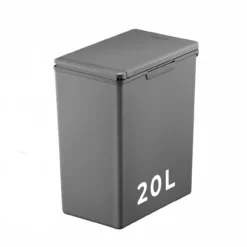 Mülleimer Oslo, grau, 20L