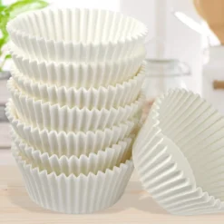 Muffinförmchen Ø5cm, 75 St., FSC™-zertifiziertes Papier, weiß