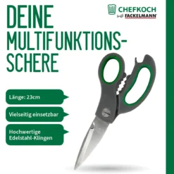 Multifunktionsschere, 23cm