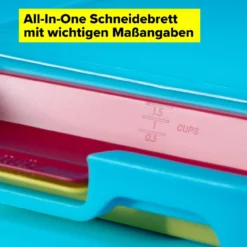 Multifunktions-Schneidebrett inkl. Vorbereitungsschalen, 5-tlg
