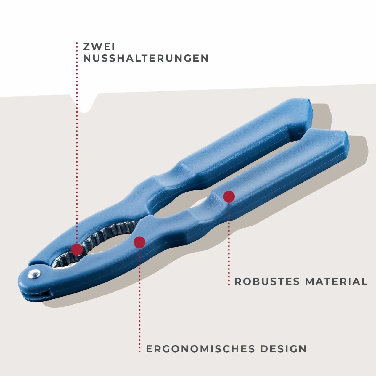 Nussknacker Essential, blau