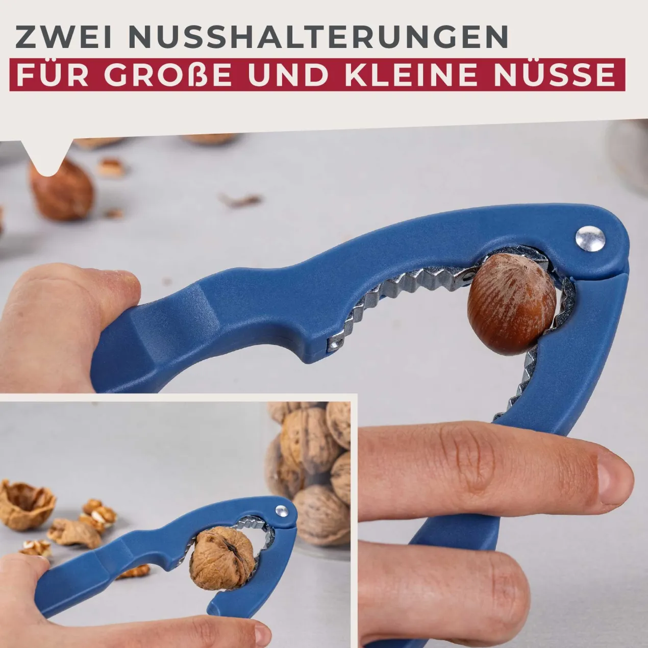 Nussknacker Essential, blau