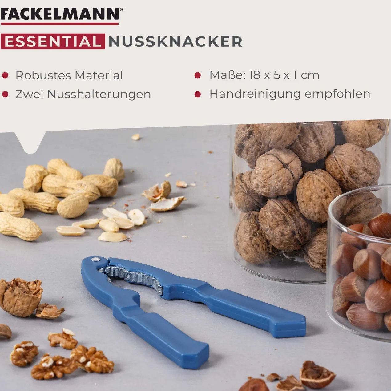 Nussknacker Essential, blau