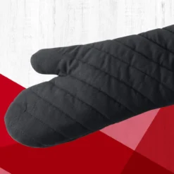 Ofenhandschuh XXL, 48cm, schwarz
