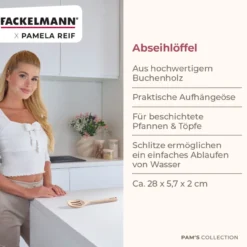 Pamela Reif Abseihlöffel, Buchenholz