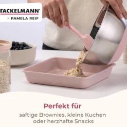 Pamela Reif Backform Brownie Rosa, 23x23cm