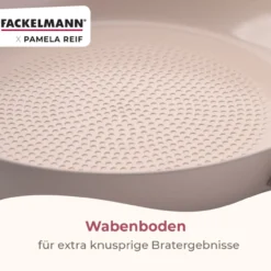 Pamela Reif Bratpfanne Ø24cm, Keramik, Wabenboden