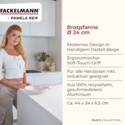 Pamela Reif Bratpfanne Shell, Ø24cm