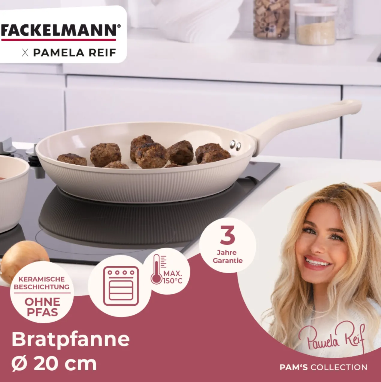 Pamela Reif Bratpfanne Shell, Ø28cm