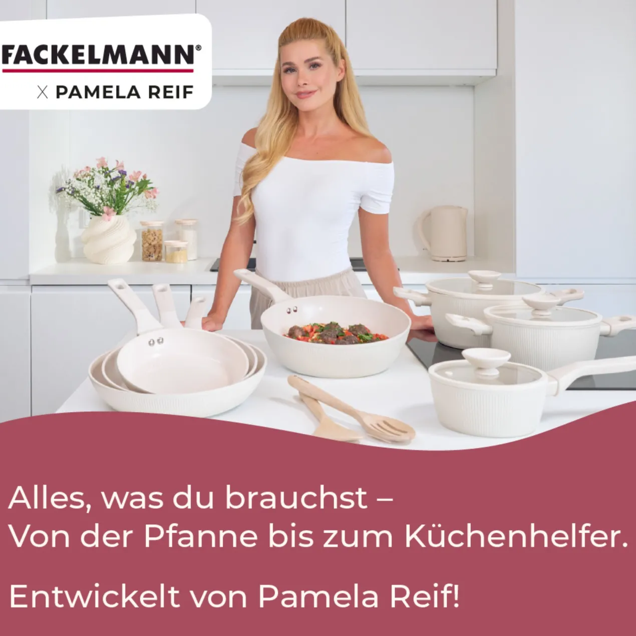 Pamela Reif Bratpfanne Shell, Ø28cm