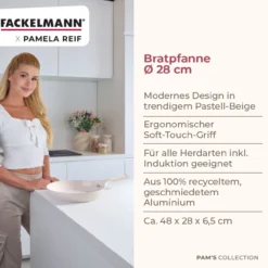 Pamela Reif Bratpfanne Shell, Ø28cm