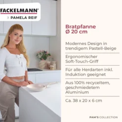 Pamela Reif Bratpfanne Shell, Ø20cm