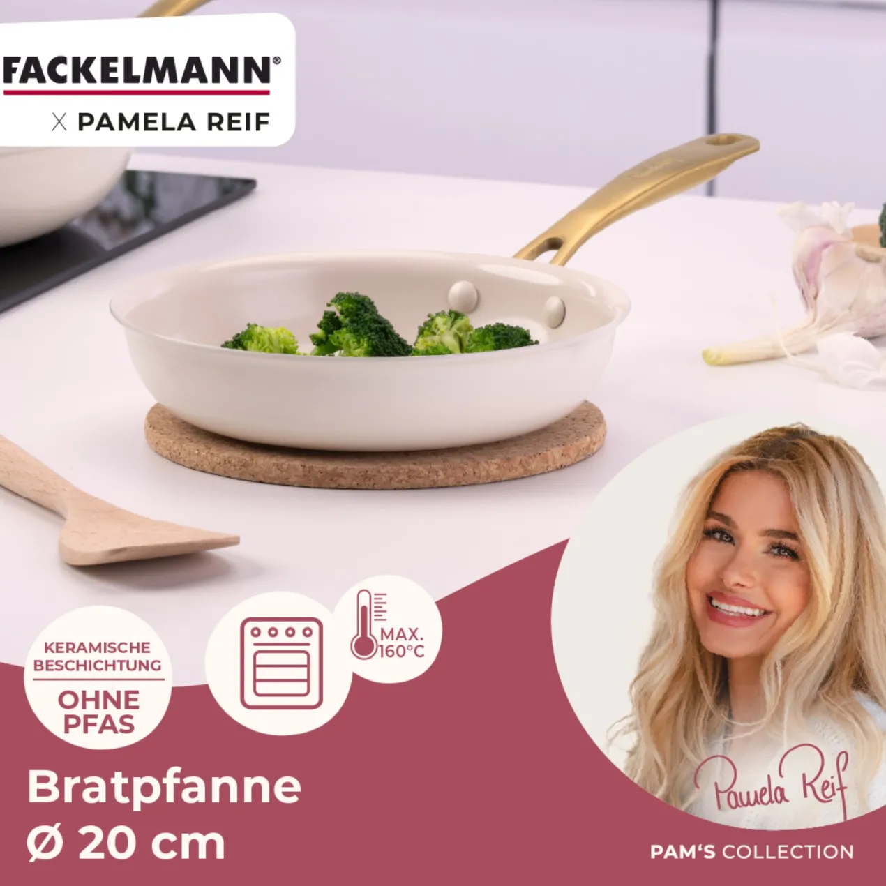 Pamela Reif Bratpfanne Signature, Ø20cm – 20% Rabatt mit Code: COOK20