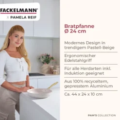 Pamela Reif Bratpfanne Signature, Ø24cm – 20% Rabatt mit Code: COOK20