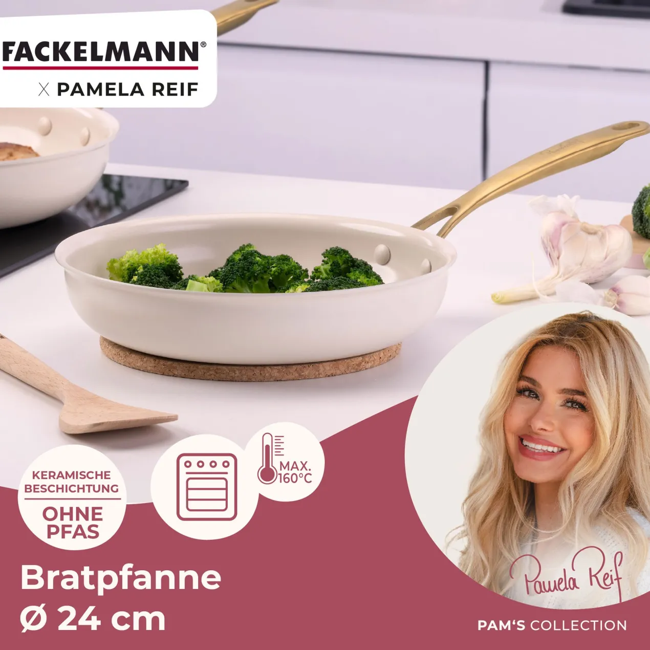 Pamela Reif Bratpfanne Signature, Ø24cm – 20% Rabatt mit Code: COOK20
