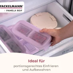 Pamela Reif Gefrierbox Lavendel, 2x250ml, Silikon