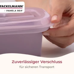 Pamela Reif Gefrierbox Lavendel, 2x250ml, Silikon