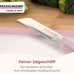 Pamela Reif Gemüsemesser, rosa, 12cm Klinge