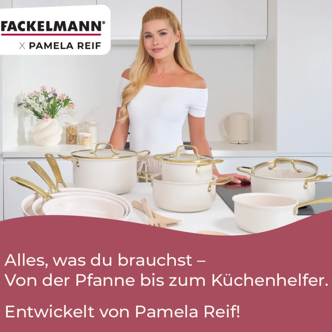 Pamela Reif Kochgeschirr-Set Signature, 10-teilig – 20% Rabatt mit Code: COOK20