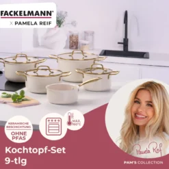 Pamela Reif Kochgeschirr-Set Signature, 9-teilig – 20% Rabatt mit Code: COOK20