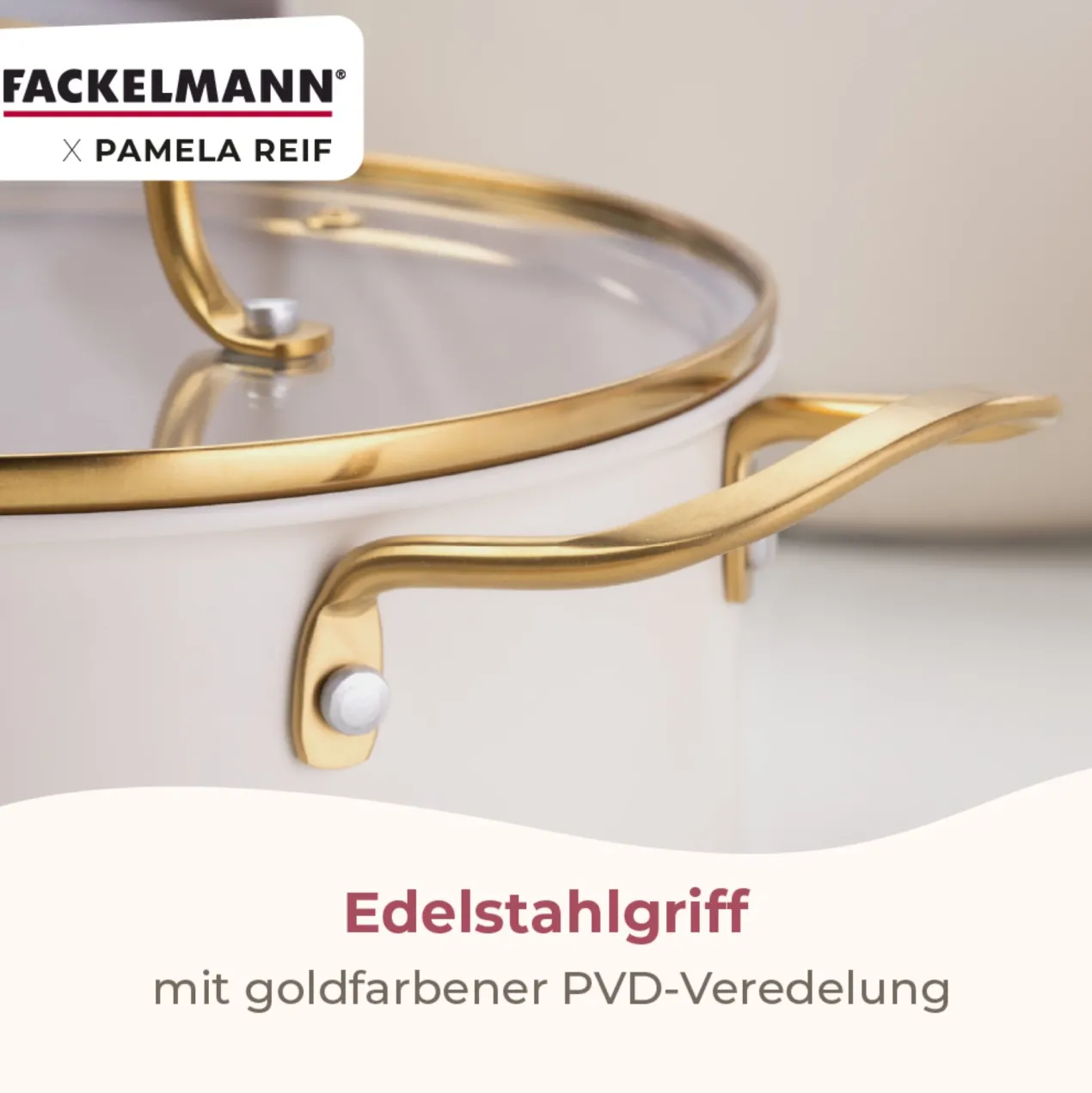 Pamela Reif Kochtopf mit Deckel Signature, Ø20cm – 20% Rabatt mit Code: COOK20