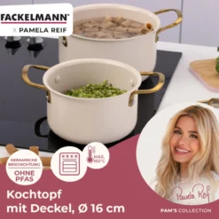 Pamela Reif Kochtopf mit Deckel Signature, Ø16cm – 20% Rabatt mit Code: COOK20