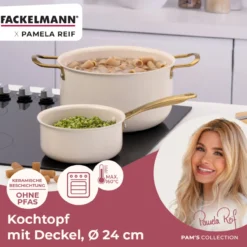 Pamela Reif Kochtopf mit Deckel Signature, Ø24cm – 20% Rabatt mit Code: COOK20