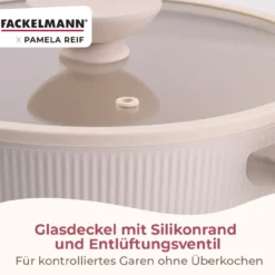 Pamela Reif Kochtopf mit Deckel Shell, Ø20cm