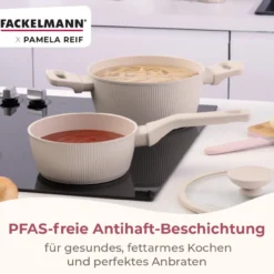 Pamela Reif Kochtopf mit Deckel Shell, Ø20cm